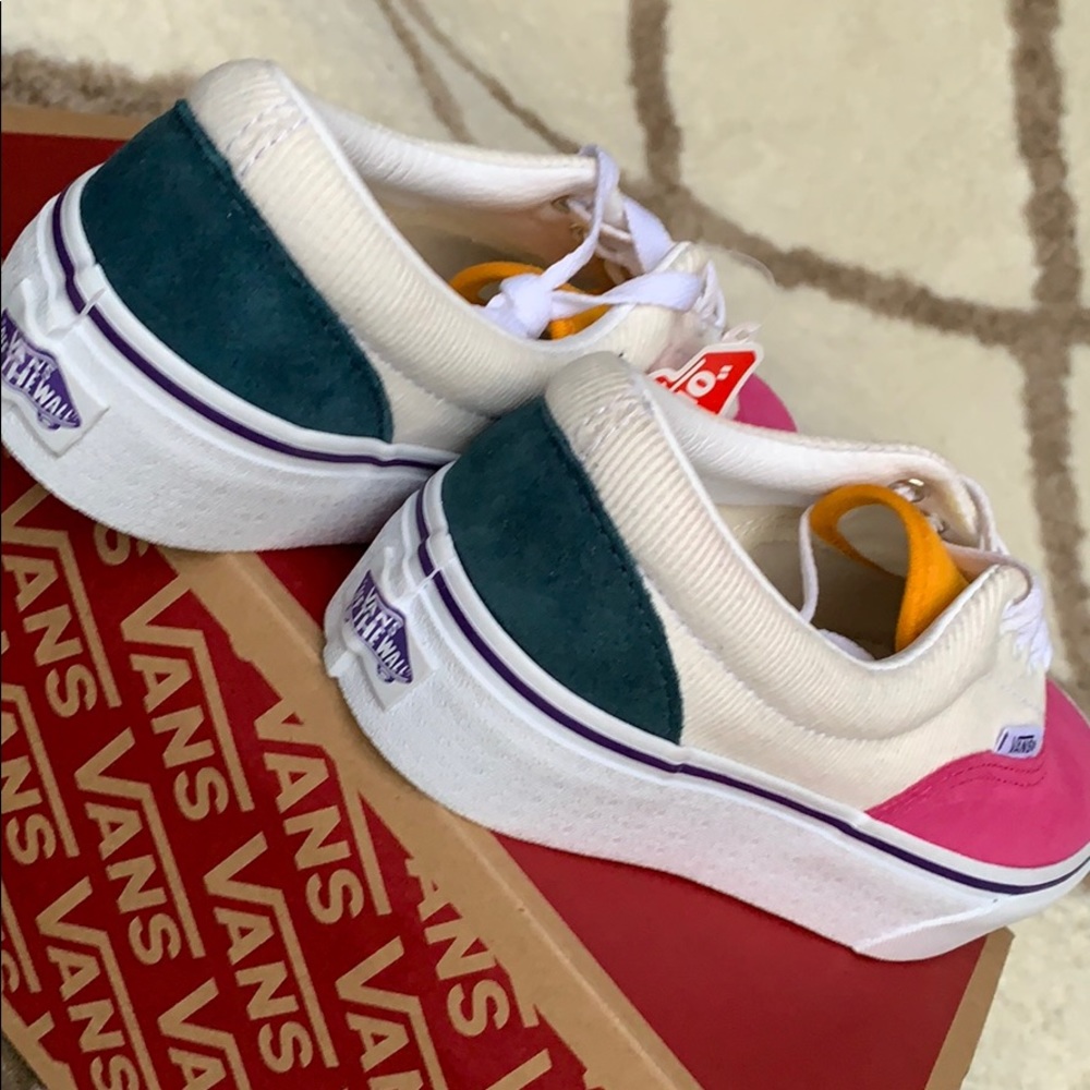 VANS ERA PLATFORM MINI CORD MULTI/TRUE WHITE WMNS - Picture 10 of 16
